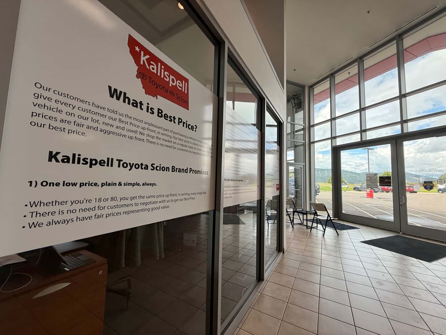 Rydell Values seen at our Kalispell Toyota store in Northwest Montana