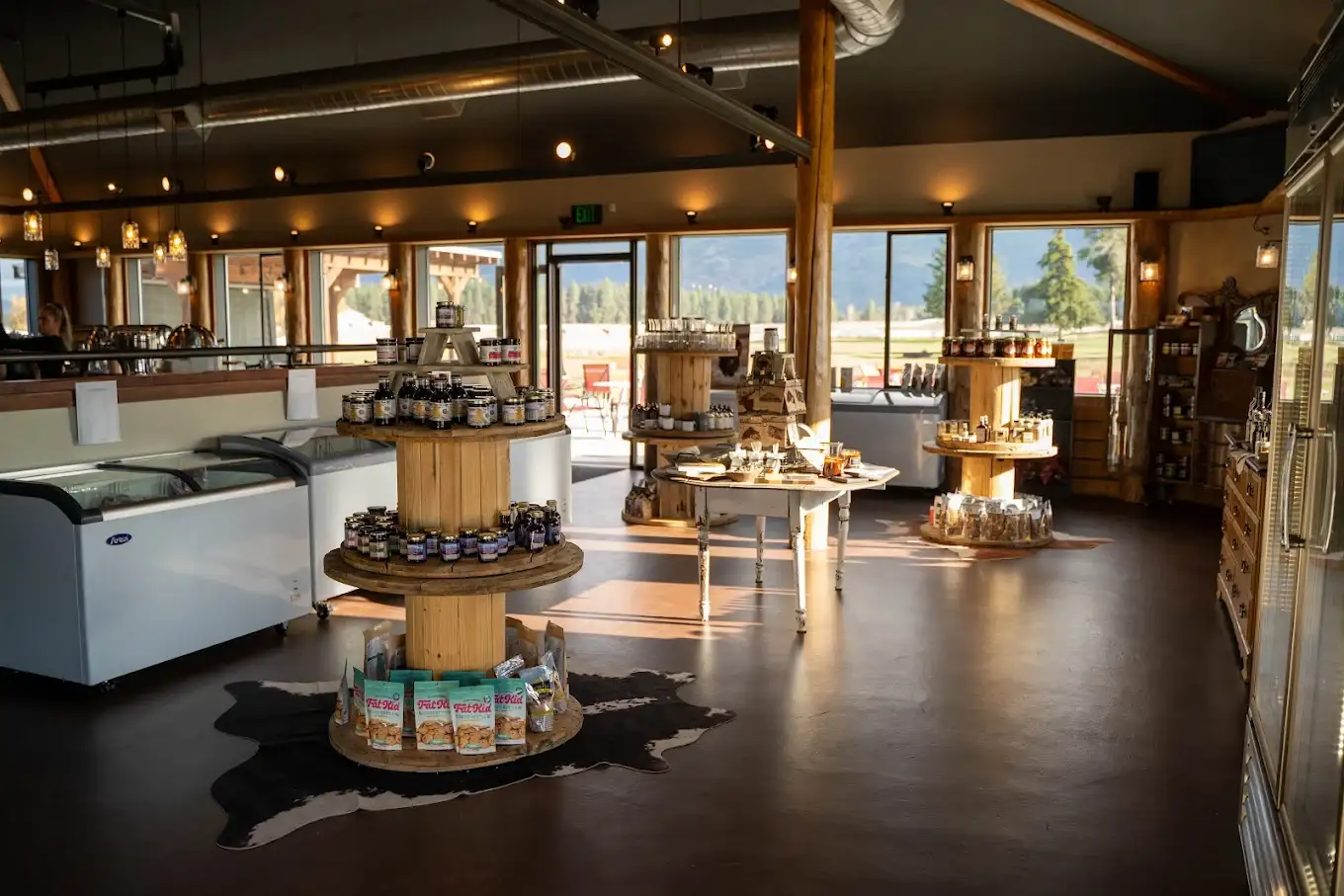 The Rancher's Daughter, a farm-to-table retail store in Kalispell, Montana, off of Highway 2