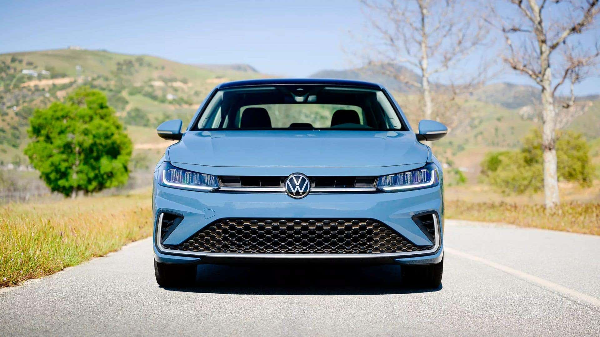 2026 Volkswagen Jetta driving on the road