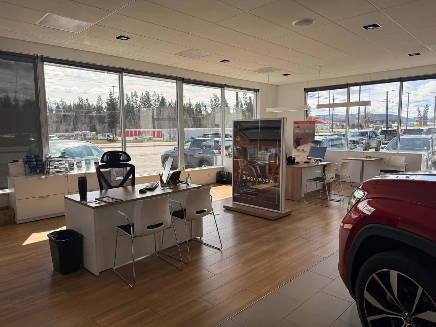 Kalispell Volkswagen show room in the Flathead Valley