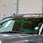 Windshield getting repaired at Kalispell Volkswagen in the Flathead Valley