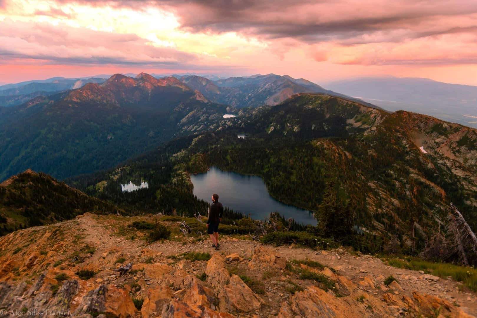 Image of Mount Aeneas in Northwest Montana overlooking the Flathead Valley