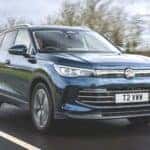 2026 Volkswagen Tiguan driving on the road