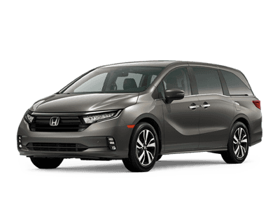 Gray Honda Minivan