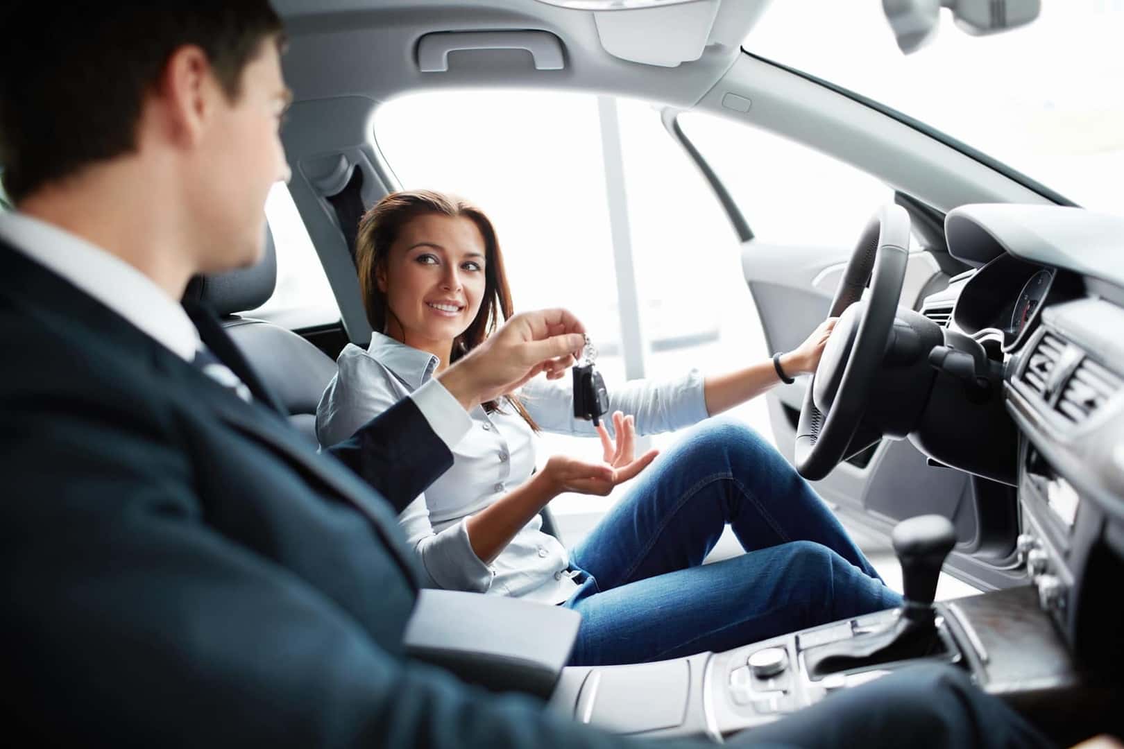 Test Driving a Kia at the Fort Myers Car Dealership