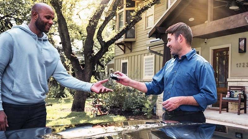 Key Hand Over at Customer Home