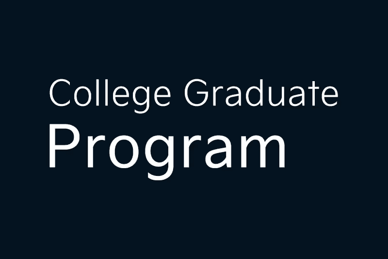College Graduate Program Mobile Page Header