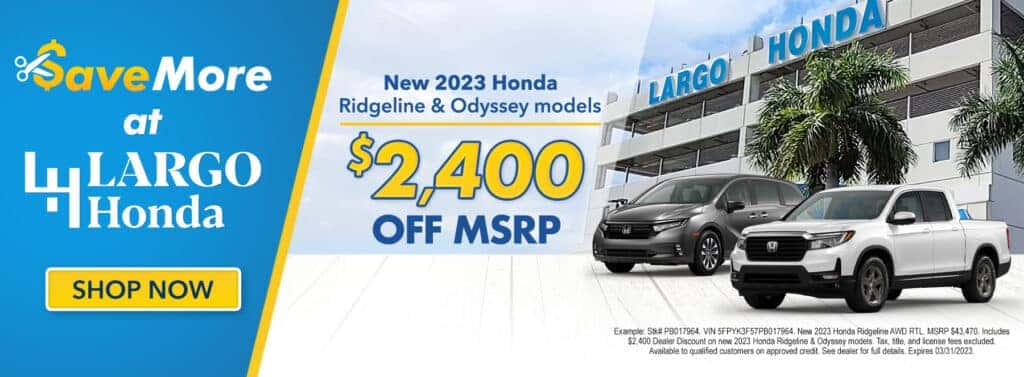New 2023 Honda Ridgeline & Odyssey models