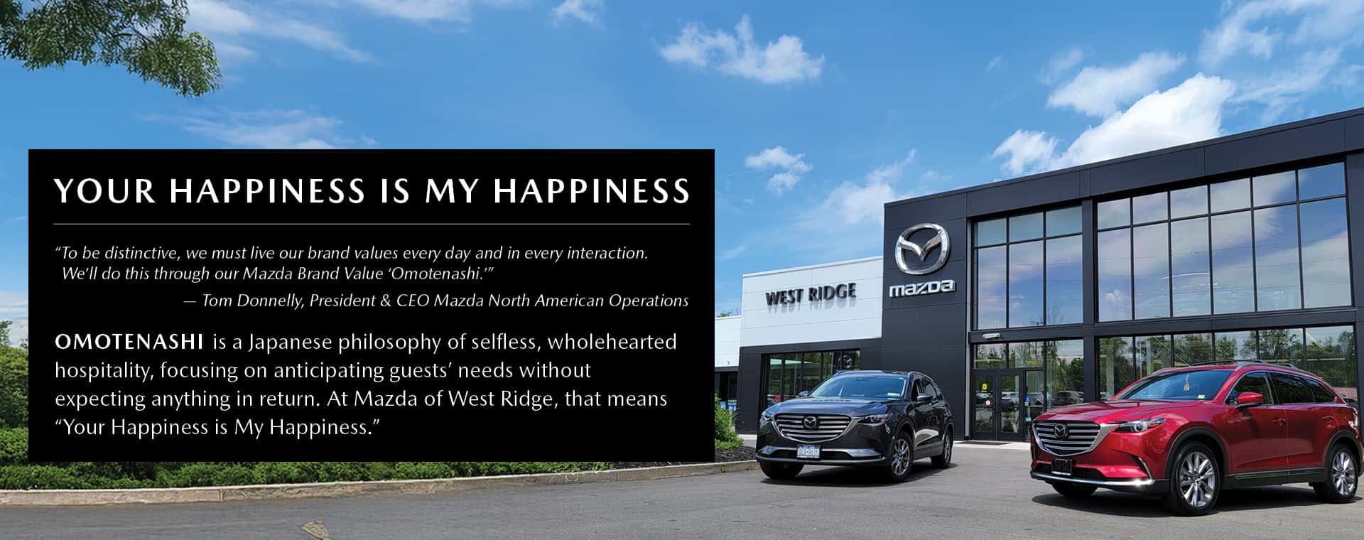 MAZDA Brand Values
