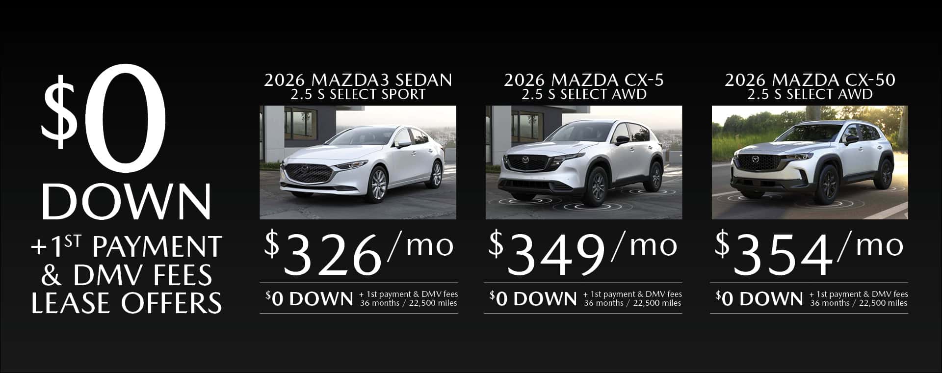 October 2026 Lease Specials