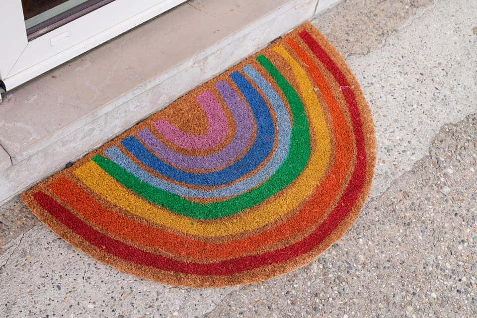 Make This DIY Rainbow Doormat For St. Paddy's Day MercedesBenz of