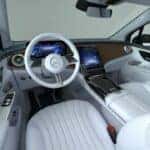 interior of the 2023 Mercedes EQE SUV