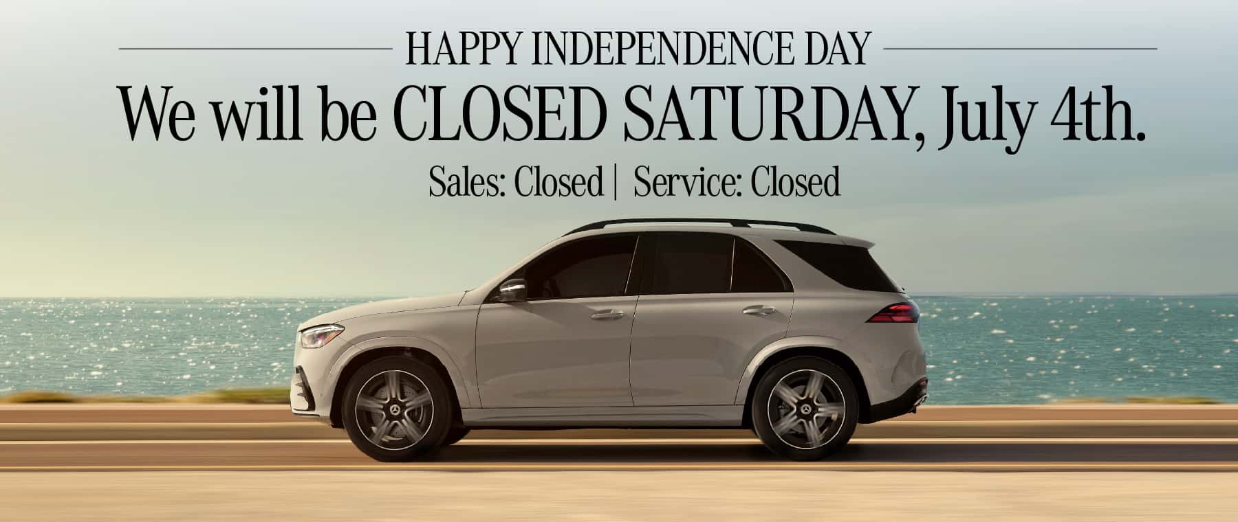 closed July 4th