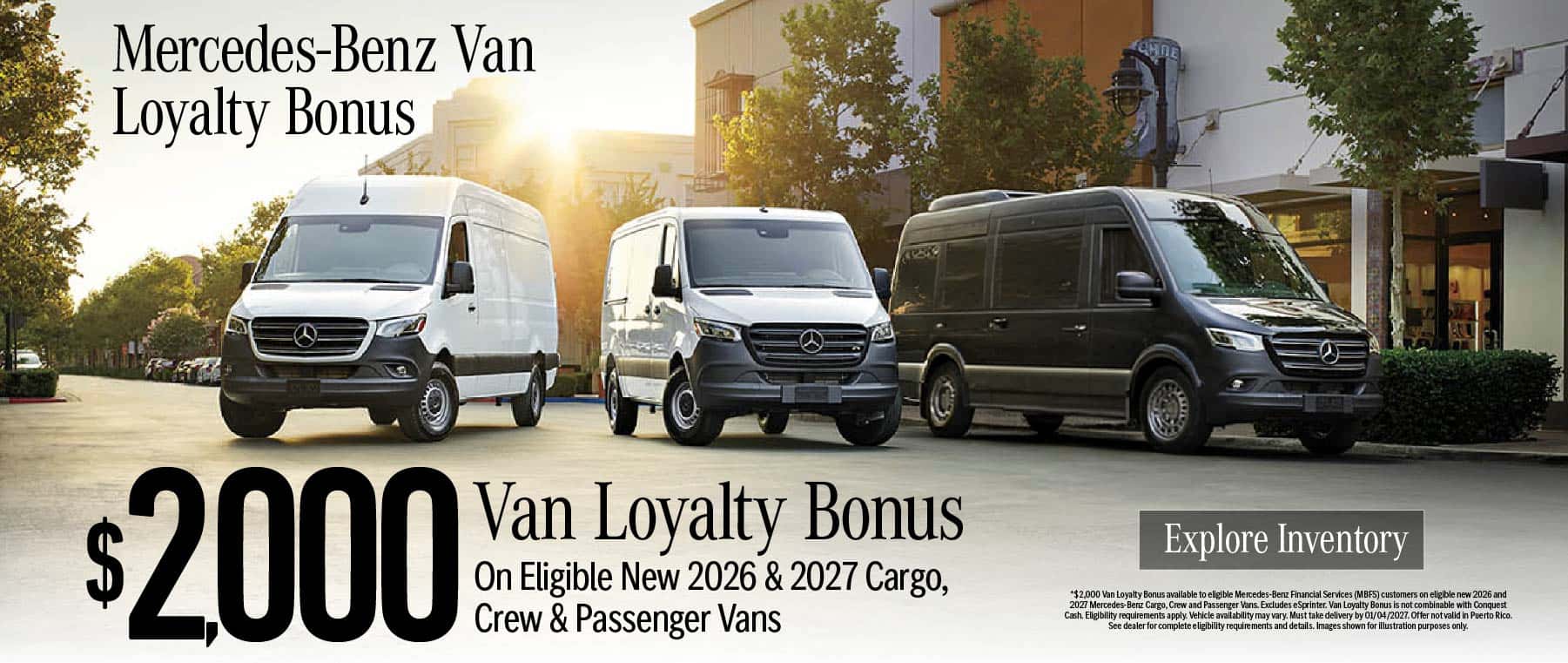 Mercedes-Benz Van Loyalty Bonus 