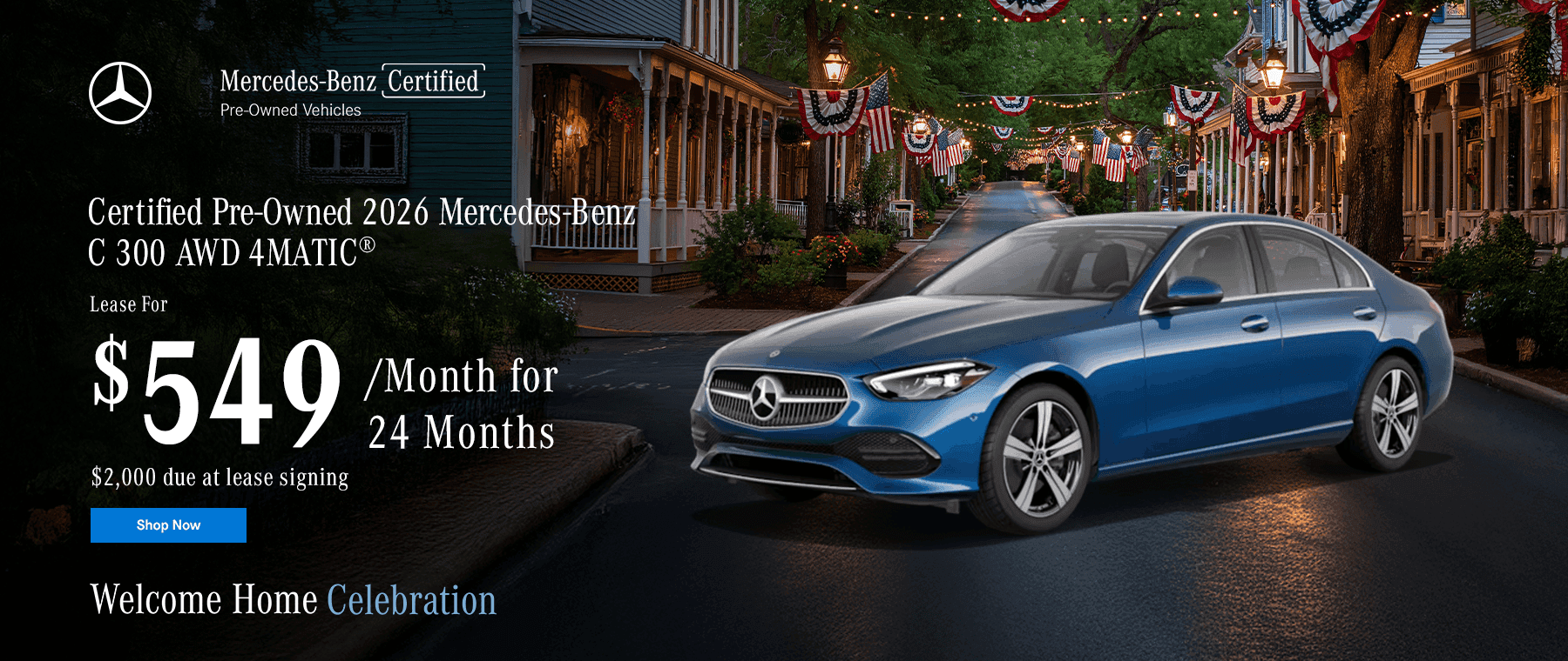 2026 Mercedes-Benz C 300 AWD 4MATIC®