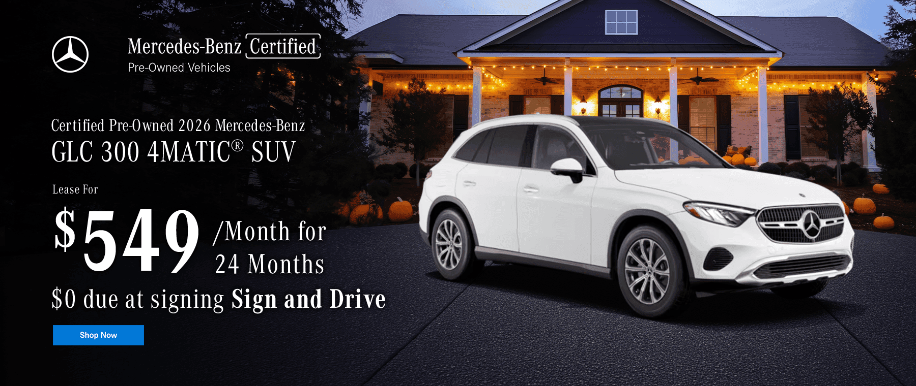 Certified Pre-Owned 2026 Mercedes-Benz GLC 300 4MATIC® SUV