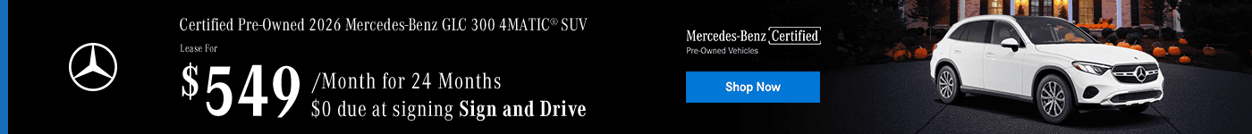 Certified Pre-Owned 2026 Mercedes-Benz GLC 300 4MATIC® SUV