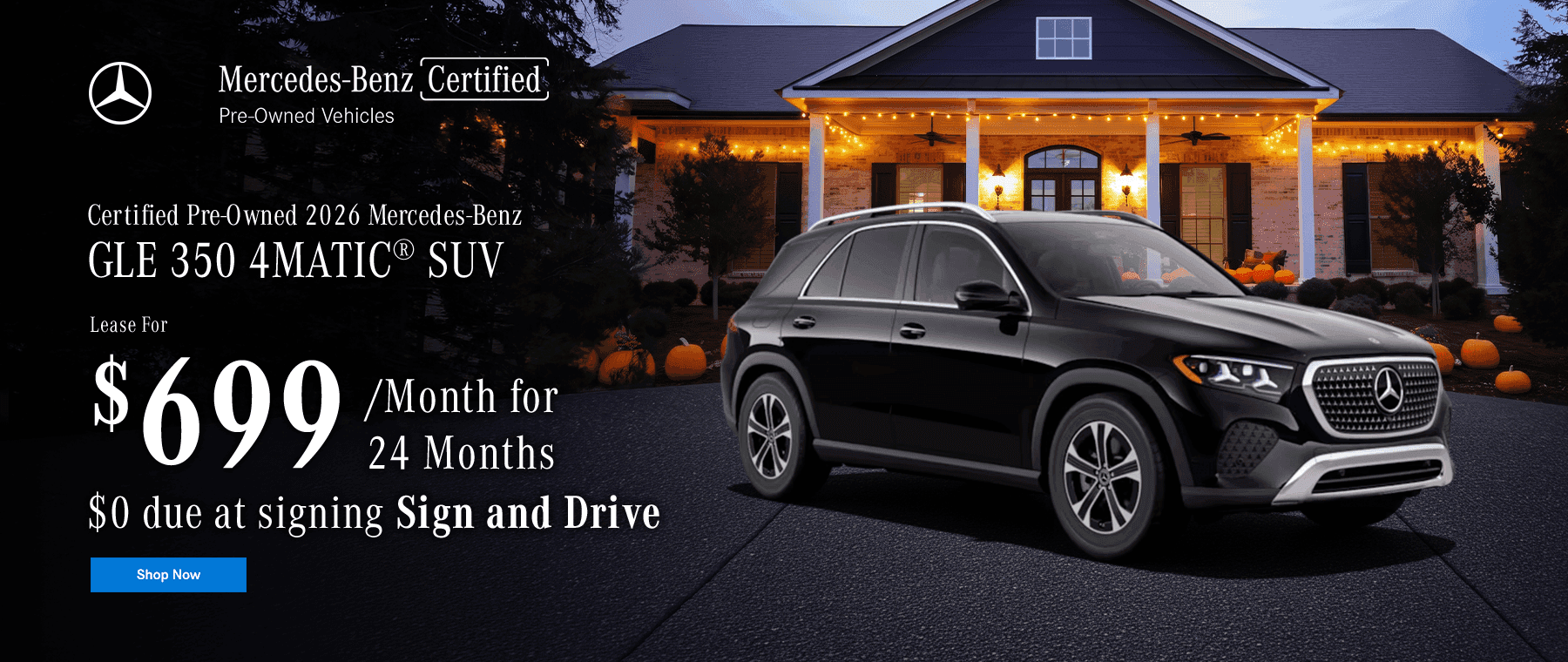 Certified Pre-Owned 2026 Mercedes-Benz GLE 350 4MATIC® SUV