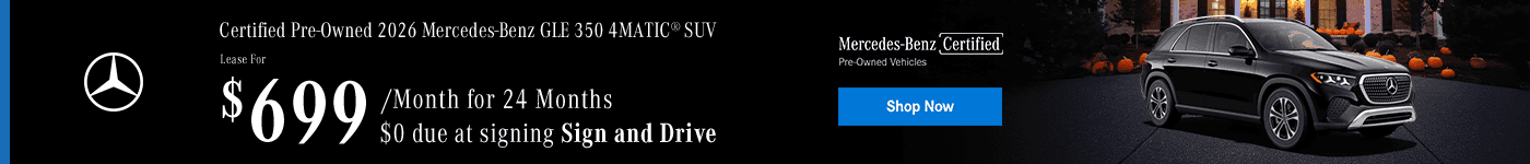 Certified Pre-Owned 2026 Mercedes-Benz GLE 350 4MATIC® SUV
