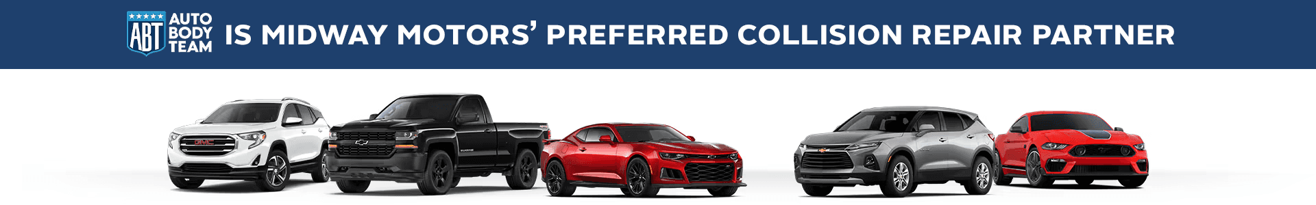 Midway Motors Preferred Collision Repair Partner IS Auto Body Team