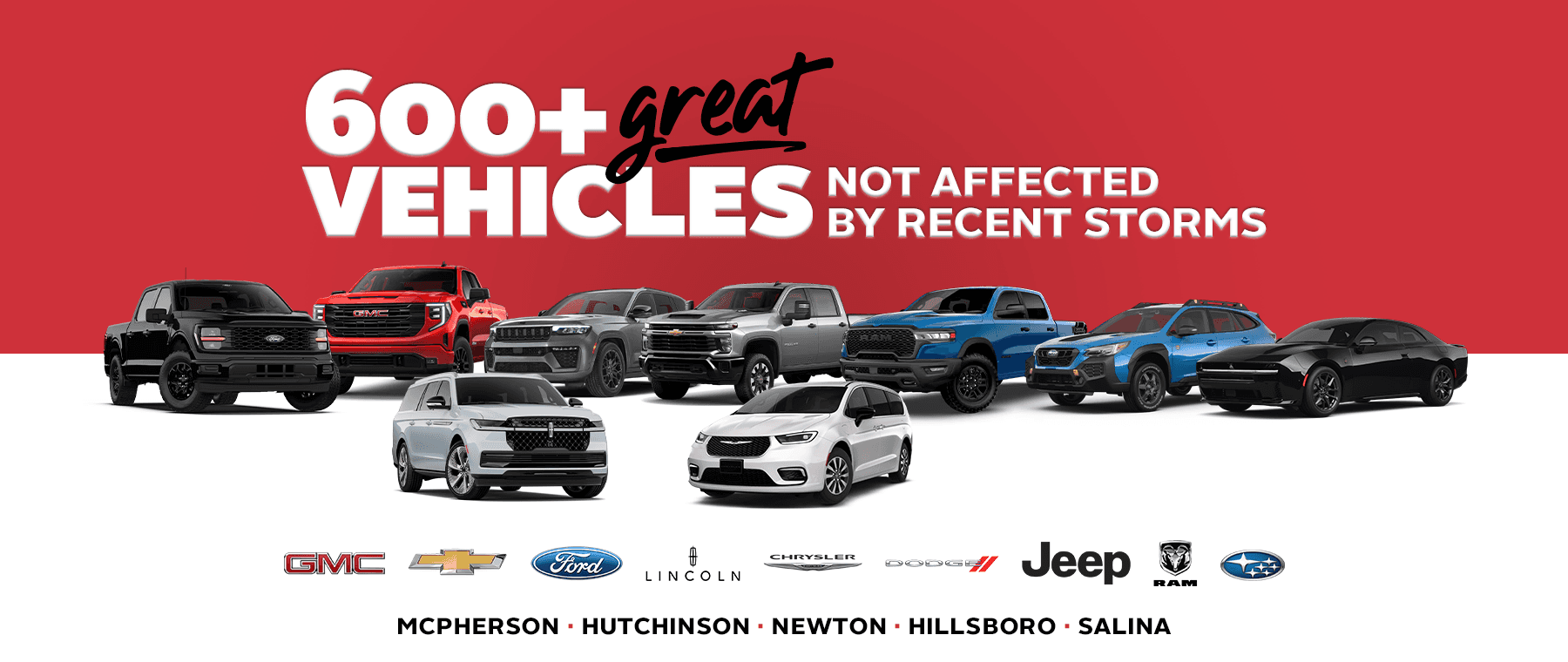 Hundreds of Vehicles Not Affected by the Recent Storms