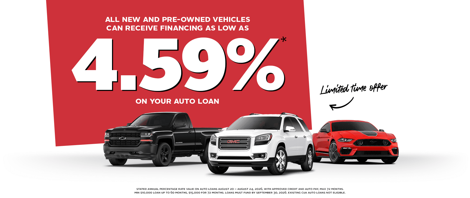 4.59% Financing Until August 24