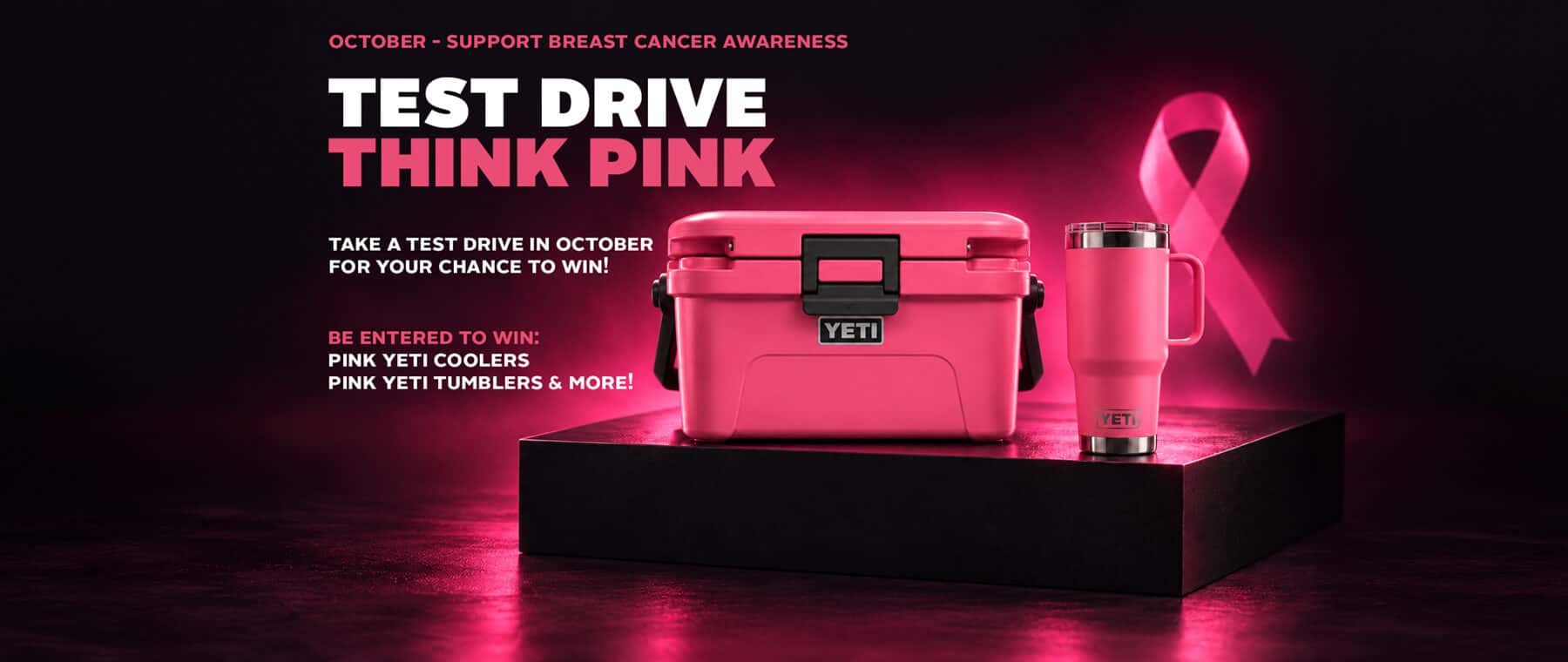 Test Drive, Think Pink & WIN at Midway Motors