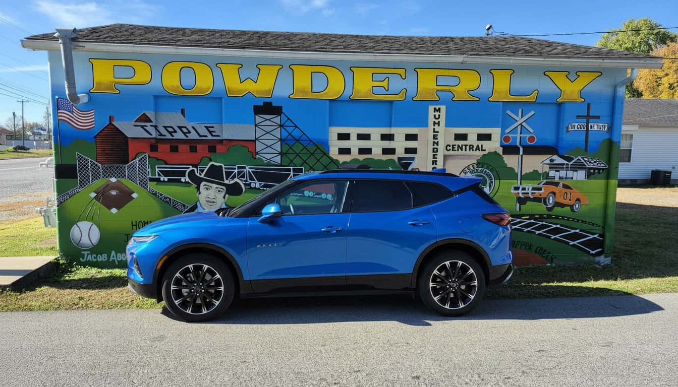 Chevrolet Blazer parked in Powderly