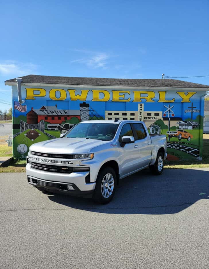 Chevrolet Silverado parked in Powderly