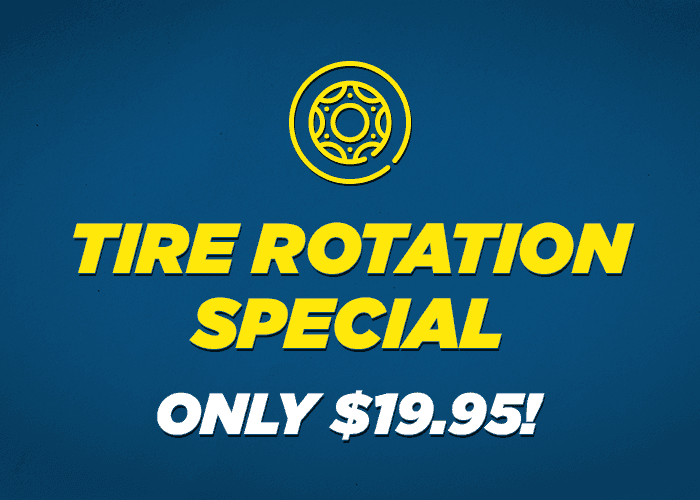 $19.95 Tire rotation