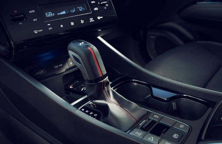 Close Up of 2022 Hyundai Tucson Center Console