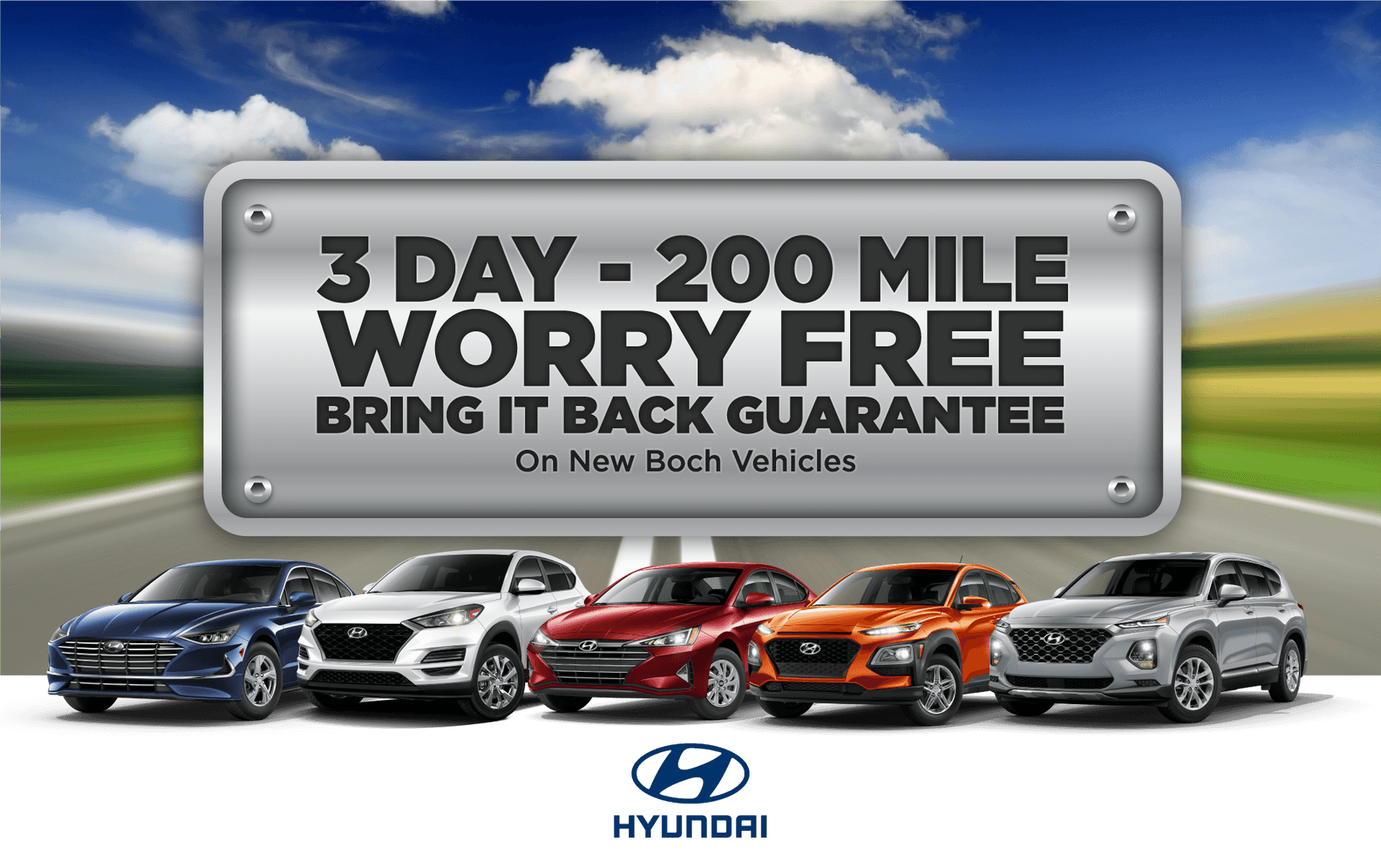 3 Day200 Mile Worry Free Bring It Back Guarantee Nucar Hyundai of