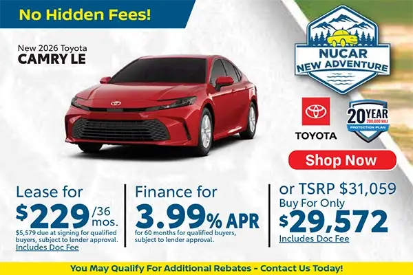 New 2026 Toyota Camry LE