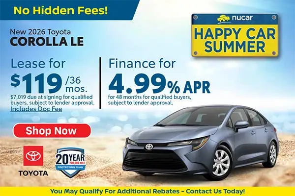 New 2026 Toyota Corolla LE