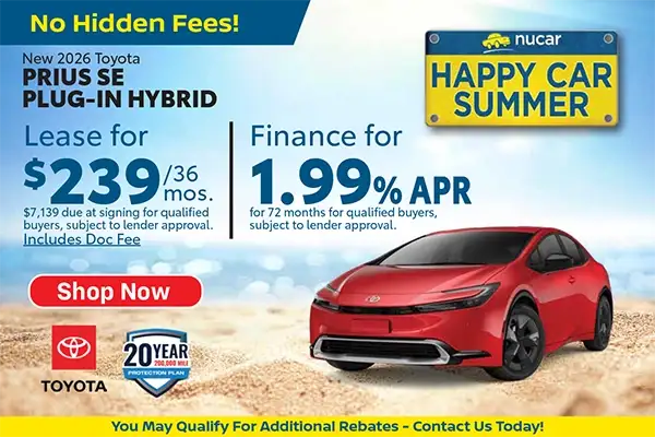 New 2026 Toyota Prius Plug-In Hybrid SE