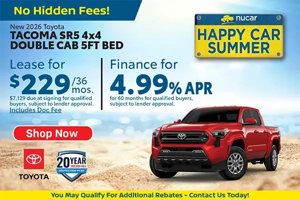 New 2026 Toyota Tacoma SR5 4X4 Double Cab 5-ft Bed