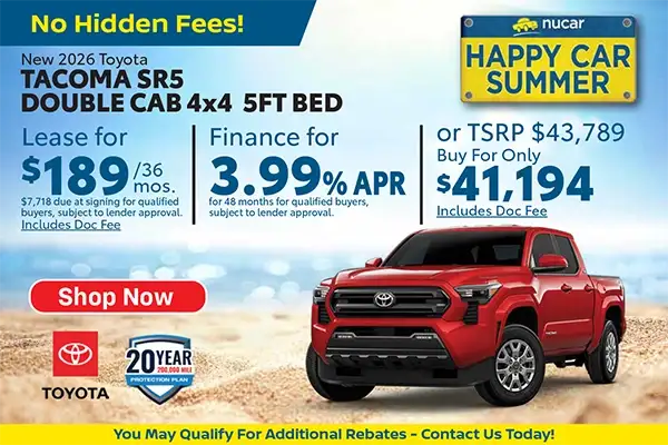 New 2026 Toyota Tacoma SR5 4X4 Double Cab 5-ft Bed