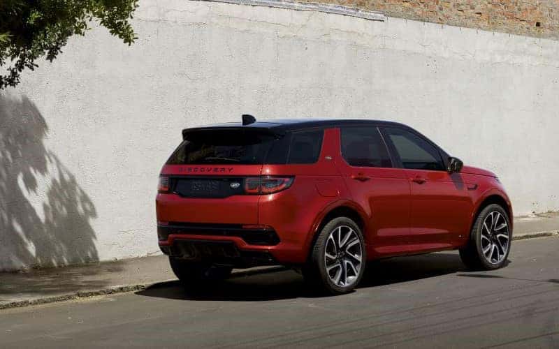 Red Discovery SUV Parked oon Street near New Orleans LA
