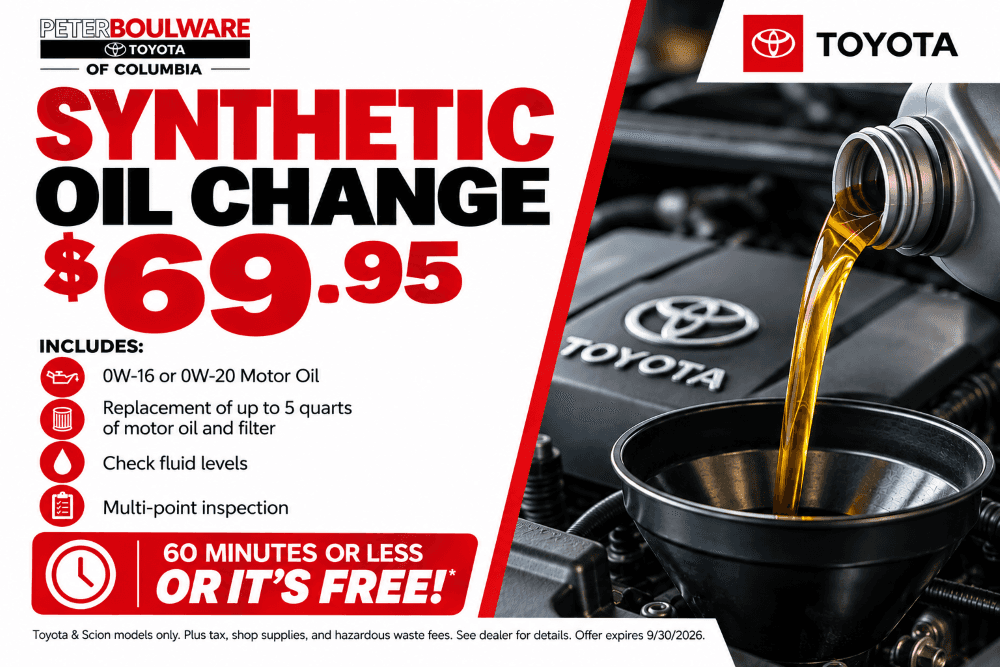 Synthetic Oil Change