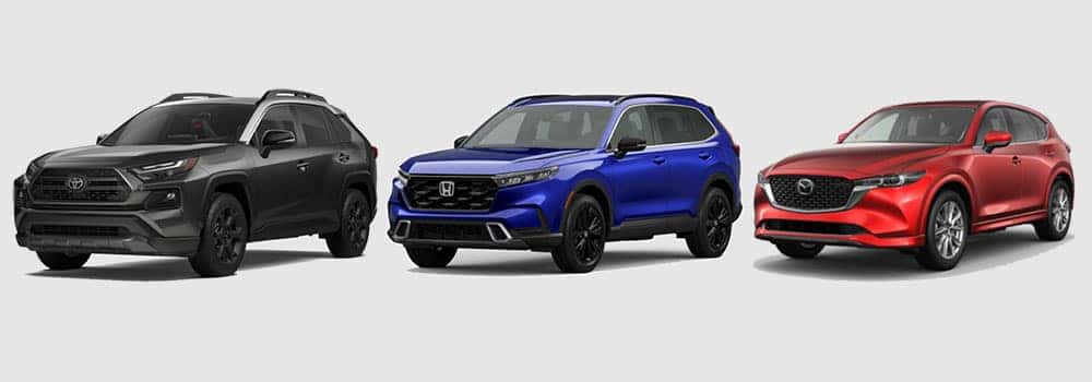 Toyota RAV4 vs. Honda CR-V vs. Mazda CX-5