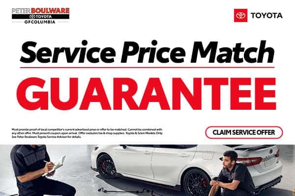 SERVICE PRICE MATCH GUARANTEE