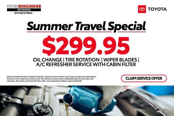 SUMMER TRAVEL SPECIAL