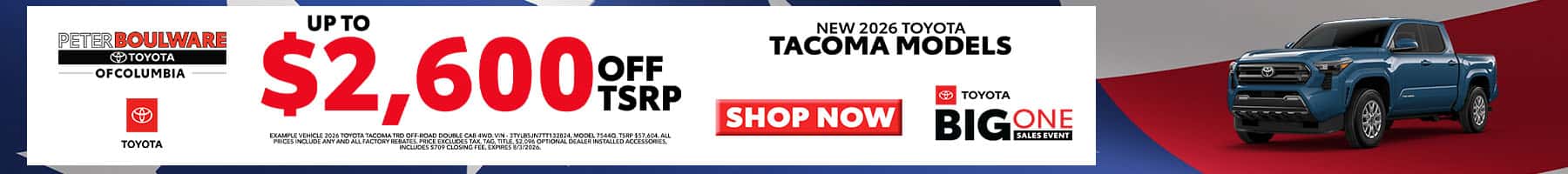Tacoma Off TSRP Special