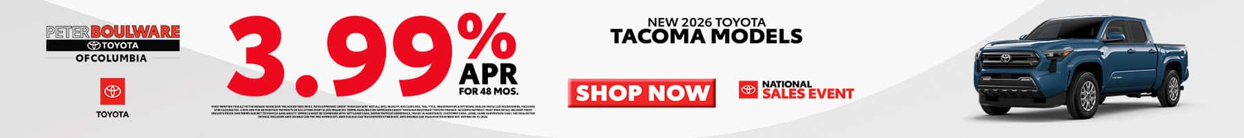 New Toyota Tacoma Special