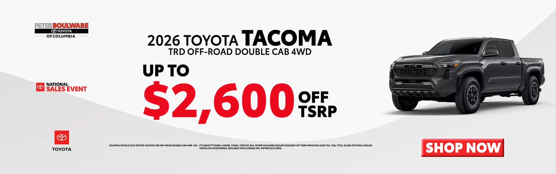Peter-Boulware-Toyota-of-Columbia—Aug-26—Monthly-Offers—Tacoma-TRD—-1920×600-3