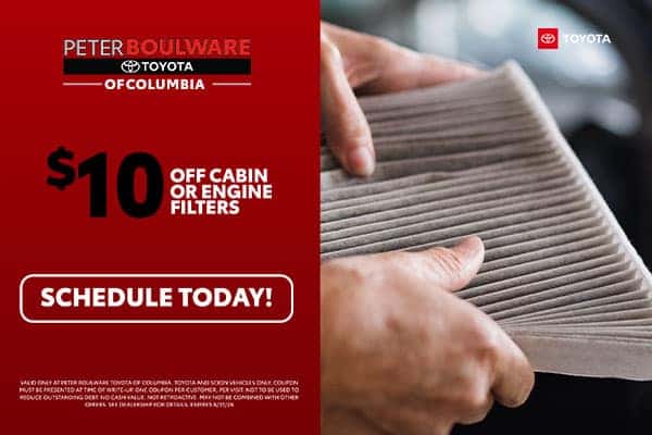 Cabin or Engine Air Filter SPECIAL