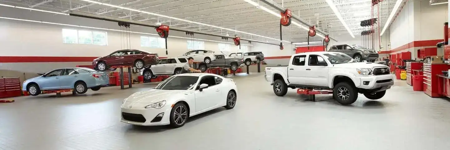 Service Bays at Peter Boulware Toyota of Columbia