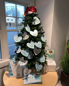 A Christmas tree.