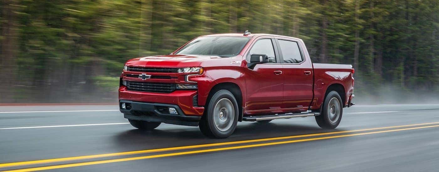 Red 2020 Chevy Silverado 1500 for sale near Dover Plains on a test drive