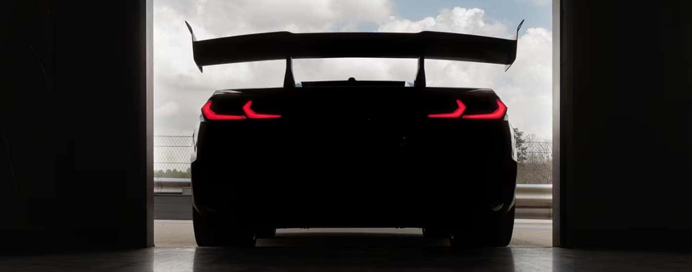 Silhouette of a 2026 Chevy Corvette ZR1X